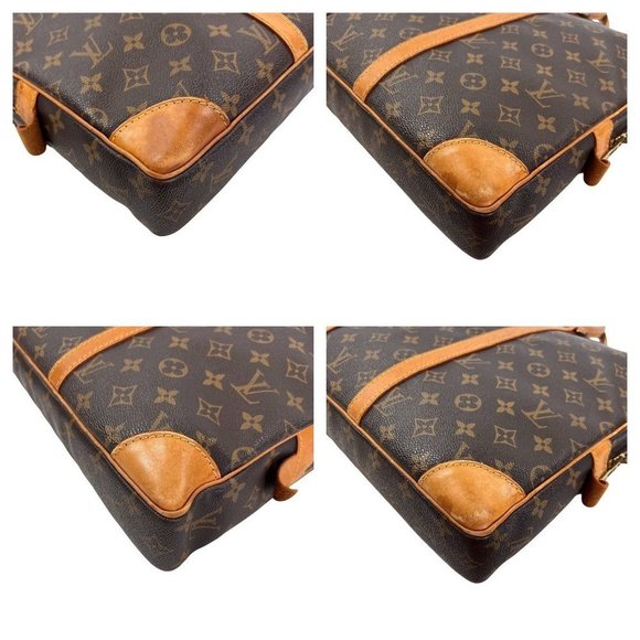 Authentic Louis Vuitton Business Bag Porte Document Voyage Monogram Used LV Hand - Picture 8 of 13